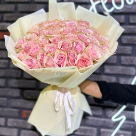 Kemer Florist 41 Imported Pink Rose Bouquets